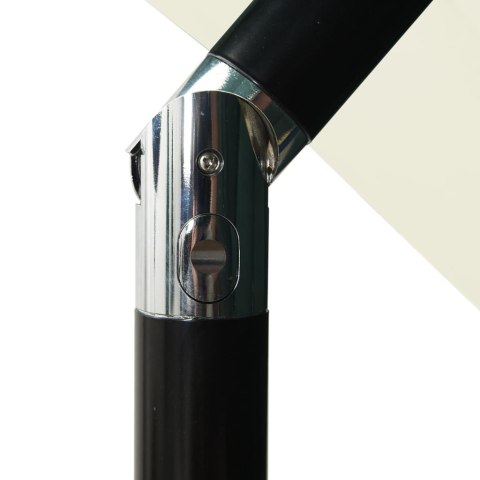  3-poziomowy parasol na aluminiowym słupku, piaskowy, 2,5x2,5 m Lumarko!