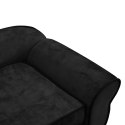  Sofa dla psa, czarna, 72x45x30 cm, pluszowa Lumarko!