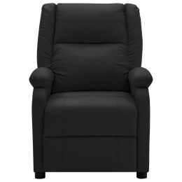  Elektryczny fotel telewizyjny, czarny, sztuczna skóra Lumarko!