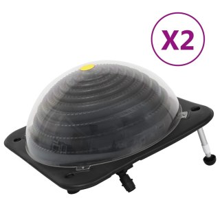  Solarne podgrzewacze do basenu, 2 szt., 75x75x36 cm, HDPE Lumarko!