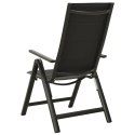  Składane krzesła ogrodowe, 2 szt., textilene i aluminium Lumarko!