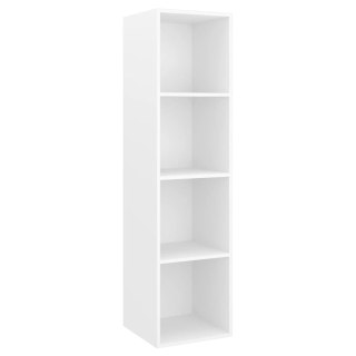   Wisząca szafka TV, biała, 37x37x142,5 cm, płyta wiórowa Lumarko!
