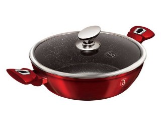  Garnek Granitowy 28cm Berlinger Haus Red Metallic Line Bh-1263 Lumarko!