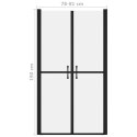  Drzwi prysznicowe, szkło mrożone, ESG, (78-81)x190 cm Lumarko!