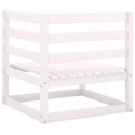 Ogrodowa sofa narożna, biała, lite drewno sosnowe Lumarko!