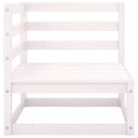  Ogrodowa sofa narożna, biała, lite drewno sosnowe Lumarko!