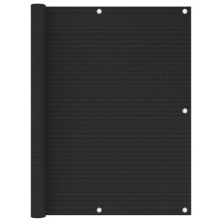  Parawan balkonowy, czarny, 120x400 cm, HDPE Lumarko!