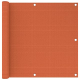  Parawan balkonowy, pomarańczowy, 90x500 cm, HDPE Lumarko!