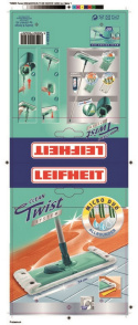 Leifheit Clean Twist M Wkład Mop Micro Duo 55320...