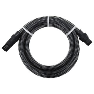  Wąż ssący ze złączami z PVC, 10 m, 22 mm, czarny Lumarko!