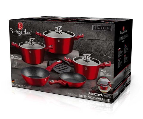  Zestaw Garnków Berlinger Haus Bh-7030 Burgundy Lumarko!