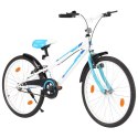  Rower dla dzieci, 24 cale, niebiesko-biały Lumarko!