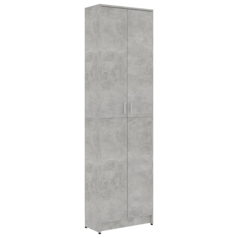  Szafa do przedpokoju, szarość betonu, 55x25x189 cm, płyta Lumarko!