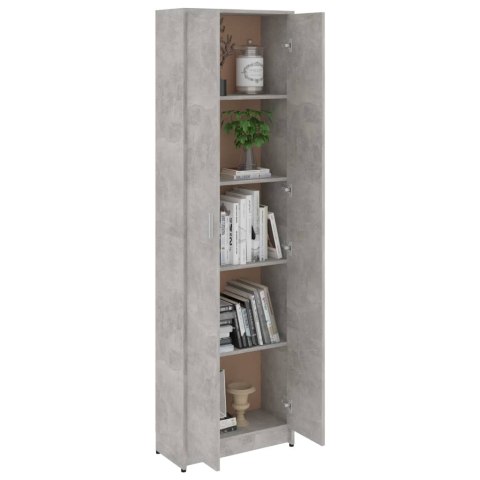  Szafa do przedpokoju, szarość betonu, 55x25x189 cm, płyta Lumarko!