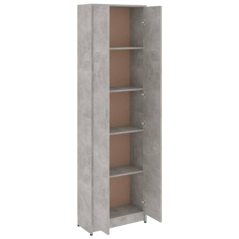  Szafa do przedpokoju, szarość betonu, 55x25x189 cm, płyta Lumarko!