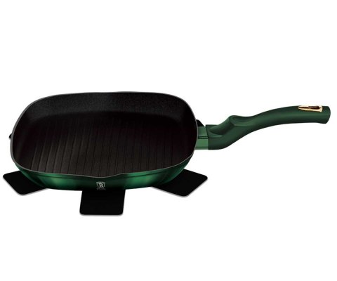  Patelnia Tytanowa Grillowa Berlinger Haus 28cm Bh-6050 Emerald Lumarko!