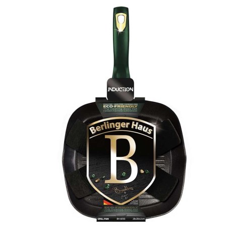  Patelnia Tytanowa Grillowa Berlinger Haus 28cm Bh-6050 Emerald Lumarko!