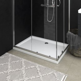 Lumarko Prostokątny brodzik prysznicowy, ABS, biały, 70x100 cm