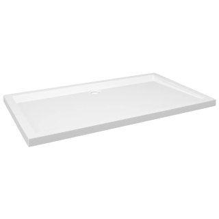  Prostokątny brodzik prysznicowy, ABS, biały, 70x120 cm Lumarko!