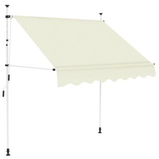  Markiza zwijana ręcznie, 150 cm, kremowa Lumarko!
