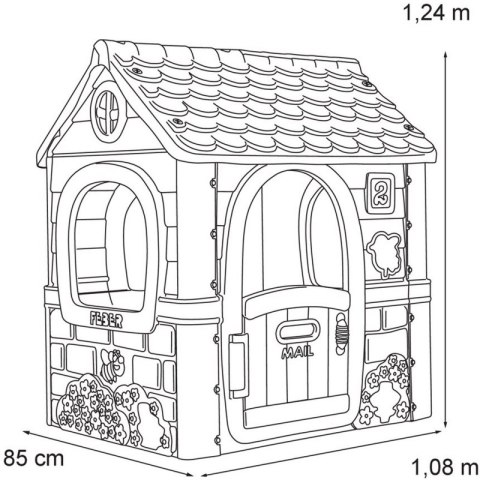  Domek Ogrodowy Dla Dzieci Różowy Fantasy Lumarko!