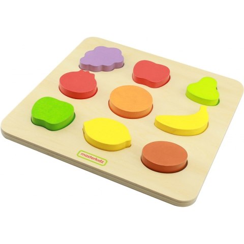  Drewniany Sorter Kształtów Kolorowe Owoce Lumarko!