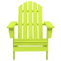  Krzesło ogrodowe Adirondack, lite drewno jodłowe, zielone Lumarko!