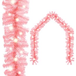  Girlanda świąteczna z lampkami LED, 10 m, różowa Lumarko!