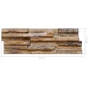  Ścienne panele okładzinowe 3D, 10 szt., 1,01 m², drewno tekowe Lumarko!