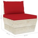  Ogrodowa sofa środkowa z palet, poduszki, impregnowany świerk Lumarko!