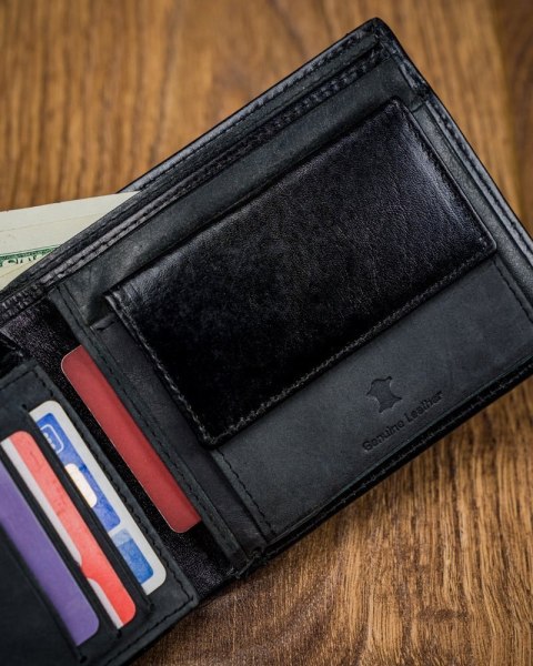  Oryginalny Portfel Męski Skórzany Cavaldi®