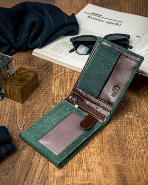  Kolorowy Portfel Męski Skórzany Forever Young®