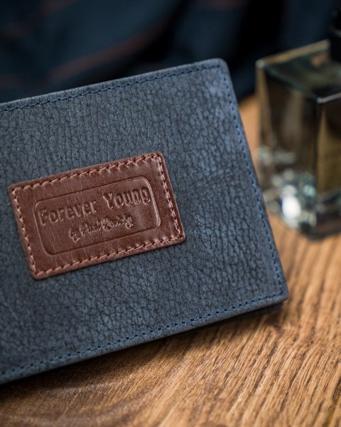  Kolorowy Portfel Męski Skórzany Forever Young®