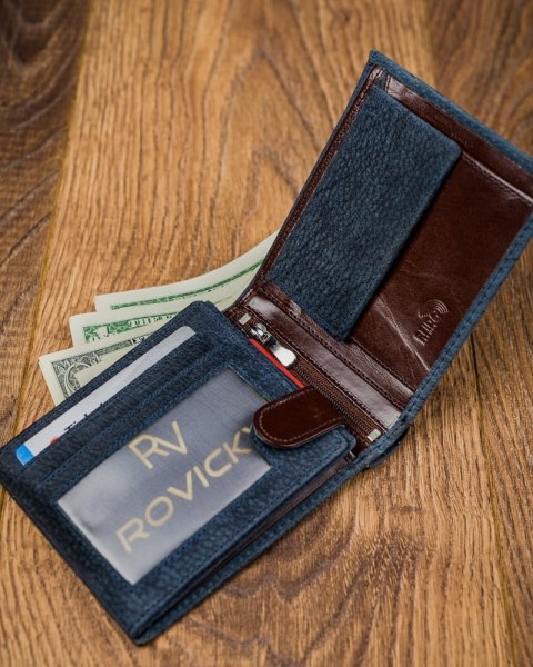  Kolorowy Portfel Męski Skórzany Forever Young®