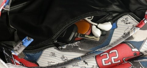  Materiałowa Torebka Listonoszka Damska Klapka