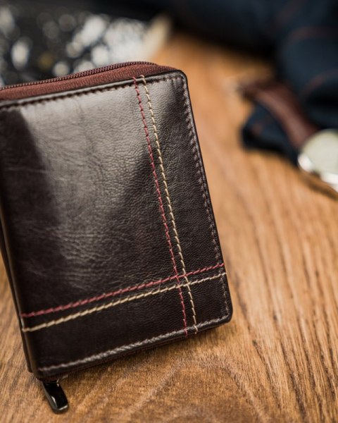  Portfel Męski Skórzany Skóra Na Karty
