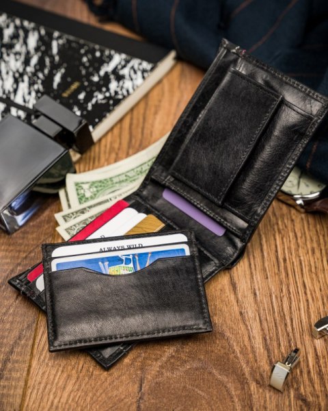  Portfel Męski Skórzany Skóra Na Karty