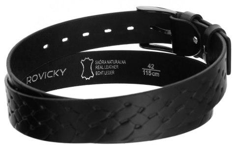  Skórzany Pasek Męski Do Garnituru Klamra