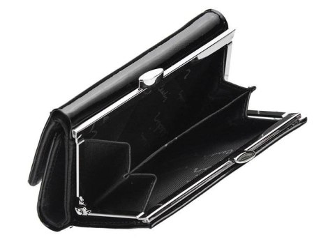  Lakierowany Portfel Ze Skóry Naturalnej Z Portmonetką Na Bigiel Pierre Cardin