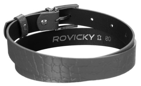  Ciekawy Skórzany Pasek Damski Ze Srebrną Klamrą, Motyw Zwierzęcy