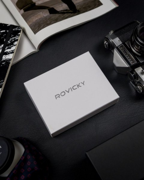  Bogato Wyposażony Portfel Męski Z Naturalnej Skóry Licowej