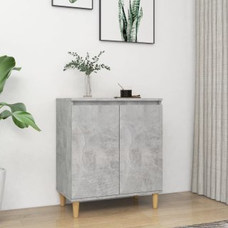  Szafka z nóżkami z drewna, szarość betonu, 60x35x70 cm Lumarko!