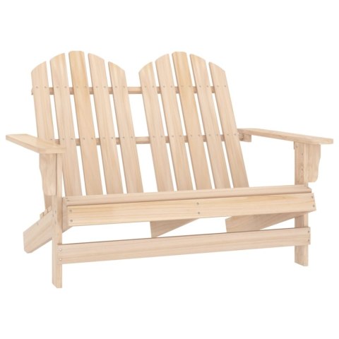  2-osobowe krzesło ogrodowe Adirondack, lite drewno jodłowe Lumarko!