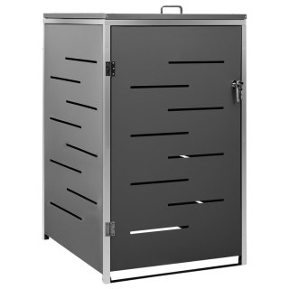  Osłona na 1 kosz na śmieci, 69x77,5x115 cm, stal nierdzewna Lumarko!