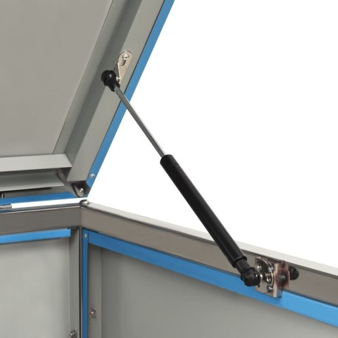  Osłona na 1 kosz na śmieci, 69x77,5x115 cm, stal nierdzewna Lumarko!