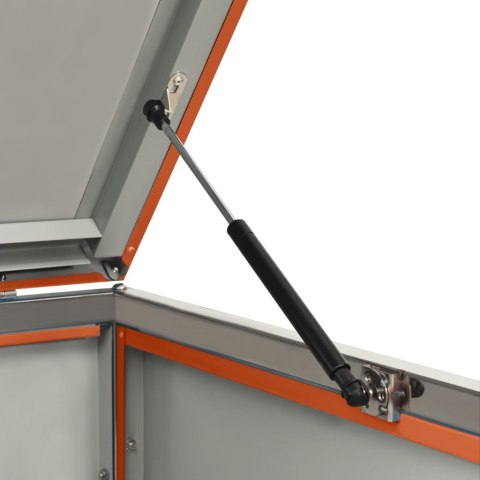  Osłona na 3 kosze na śmieci, 207x77,5x115 cm, stal nierdzewna Lumarko!