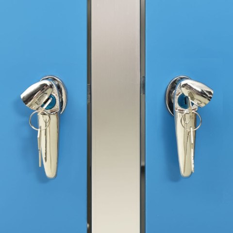  Osłona na 4 kosze na śmieci, 276,5x77,5x115,5 cm, stalowa Lumarko!