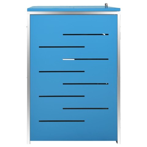  Osłona na 4 kosze na śmieci, 276,5x77,5x115,5 cm, stalowa Lumarko!