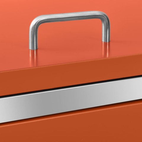  Osłona na 4 kosze na śmieci, 276,5x77,5x115,5 cm, stalowa Lumarko!