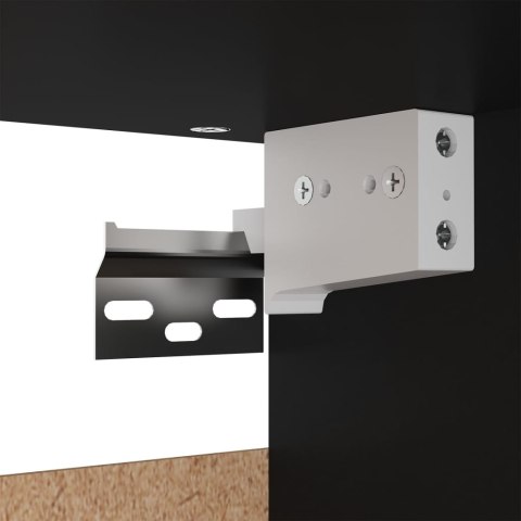  Szafka, czarna, 70x32,5x35 cm, płyta wiórowa Lumarko!